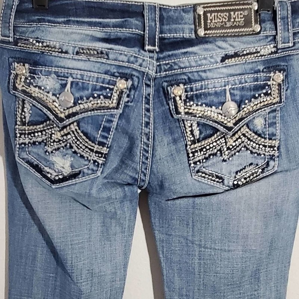 MISS me sequin bootcut jeans‎ size 26x35
